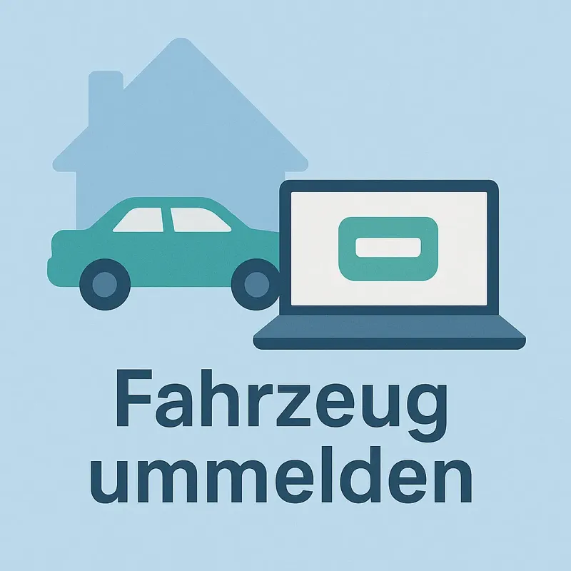 Fahrzeug online ummelden