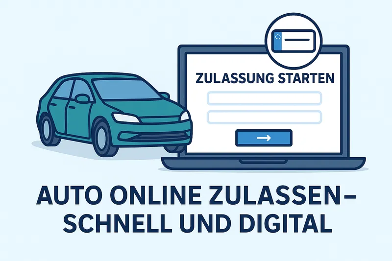 Fahrzeug online zulassen – digitale Kfz-Zulassung 2025 mit i-Kfz